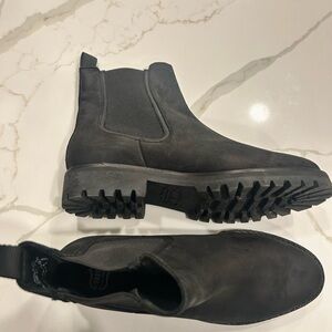 Thursday Boots black suede bootie size 9. Worn once.
